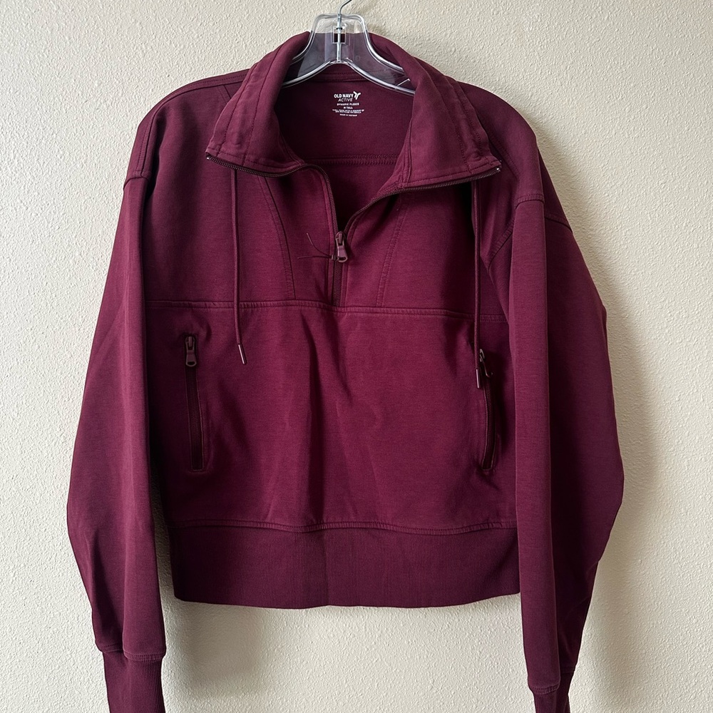 Old Navy Active Maroon Pullover